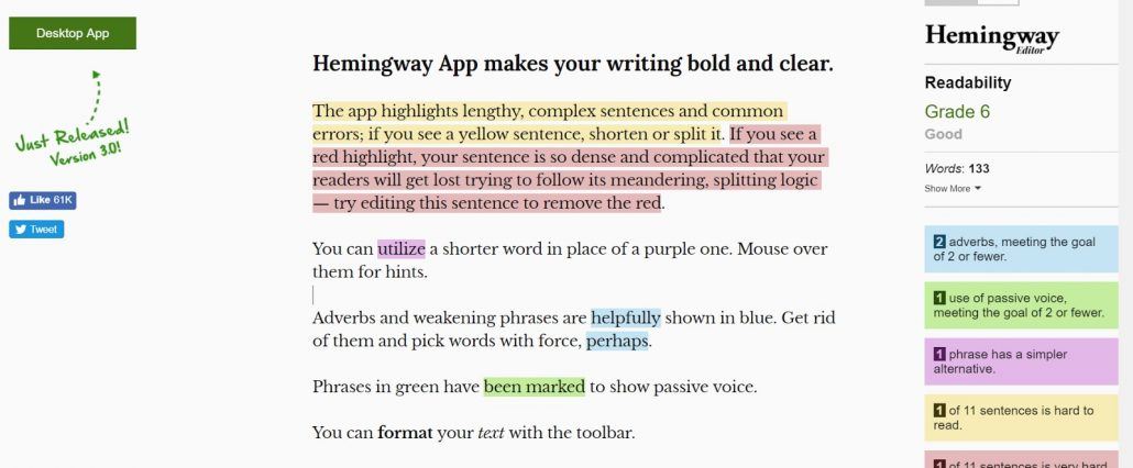 android apps similar to hemingway editor