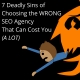 7 deadly sins seo agency banner