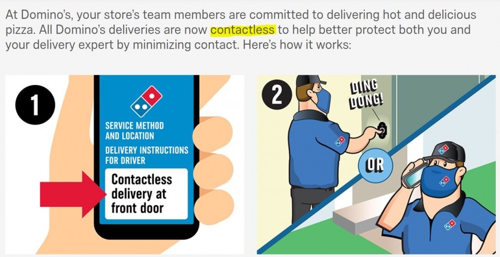 contactless dominos