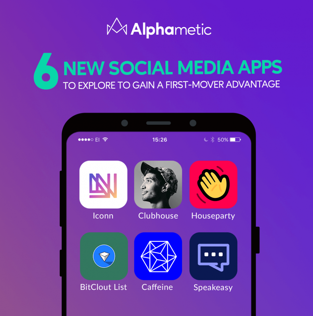 6 Social Media Apps to Explore Gain a First-Mover Advantage - Alphametic