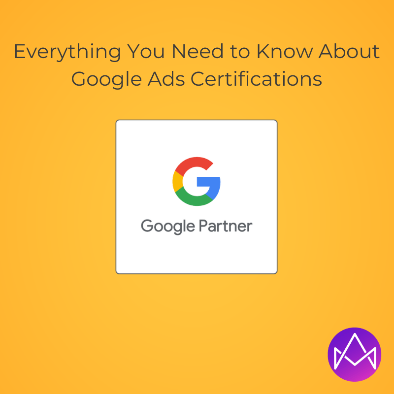 google ad certifications blog title