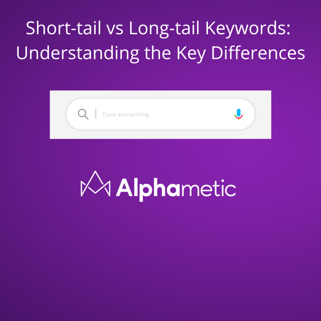 short-tail vs long-tail keywords