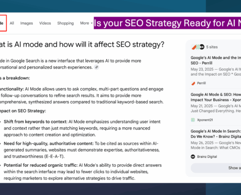 AI Mode SEO Strategy