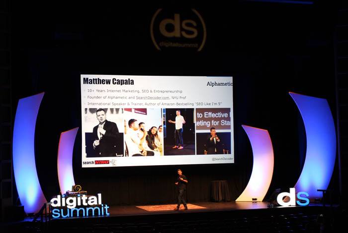 Matthew Capala digital summit seo keynote